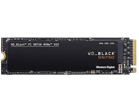 Image: WD Black SN750 NVMe SSD, 1TB