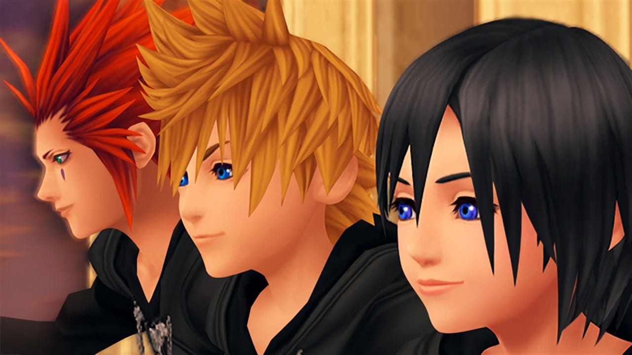 Kingdom Hearts: 258/2 Days foca nas relações dos membros da Organização XIII. (Fonte: Square Enix/Divulgação)