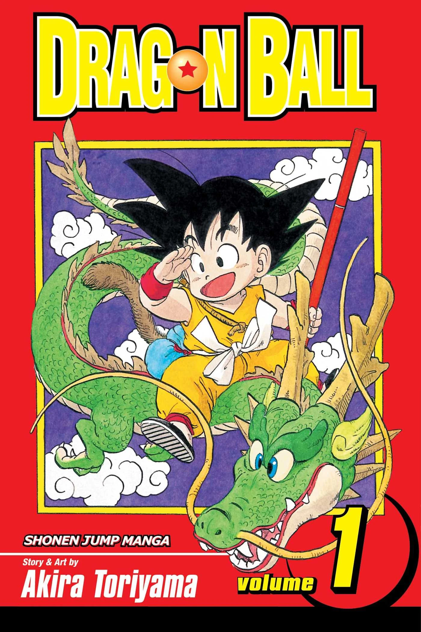 Capa do primeiro volume de Dragon Ball.