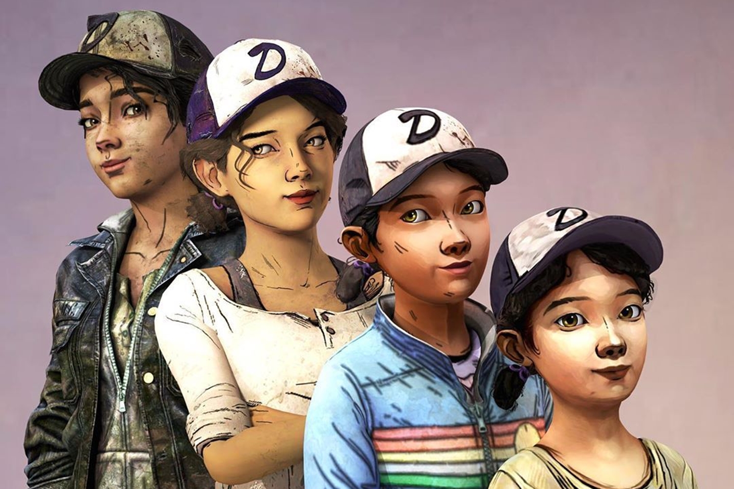 É muito legal ver a evolução de Clementine ao longo dos jogos de The Walking Dead da Telltale.