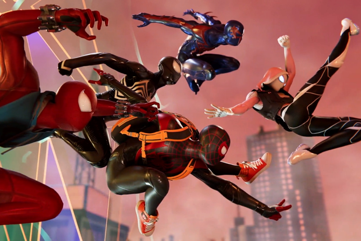 Spider-Man: The Great Web seria focado no multiplayer com cinco heróis do multiverso.