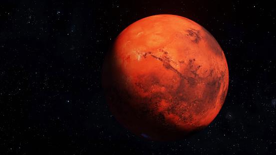 A distância entre Marte e Terra varia conforme as posições orbitais de ambos. (Fonte: Getty Images/Reprodução)