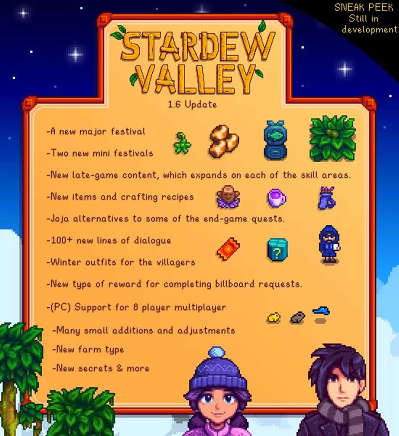 O Update 1.6 de Stardew Valley trouxe muitas novidades para os jogadores.