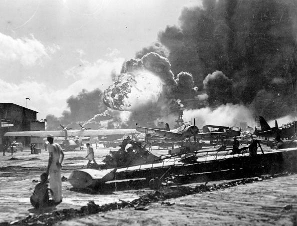 Ataque a Pearl Harbor. (Fonte: Getty Images/Reprodução)