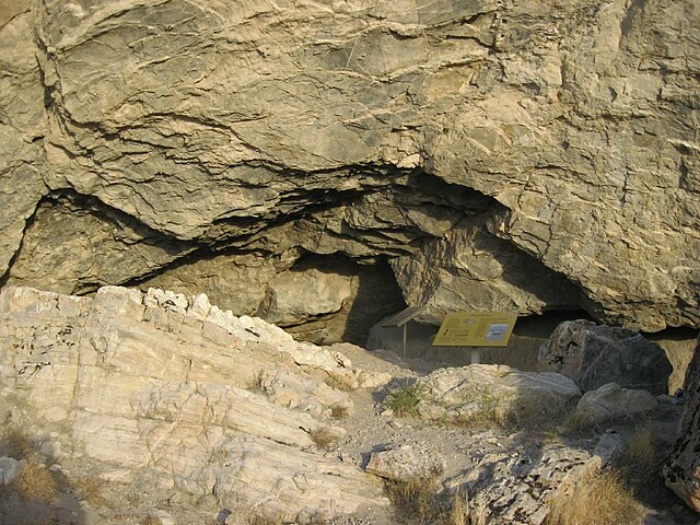Entrada da caverna Lovelock. (Fonte: Wikimedia Commons)
