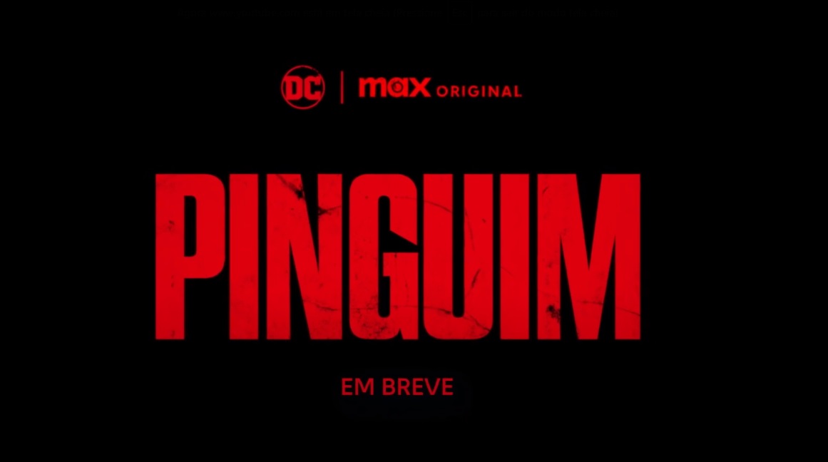 A logo da série Pinguim, que estreia no segundo semestre de 2024.