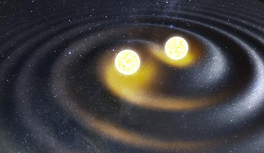 Seria possível explicar as ondas gravitacionais utilizando a teoria da gravidade emergente? (Fonte: GettyImages/ Reprodução)
