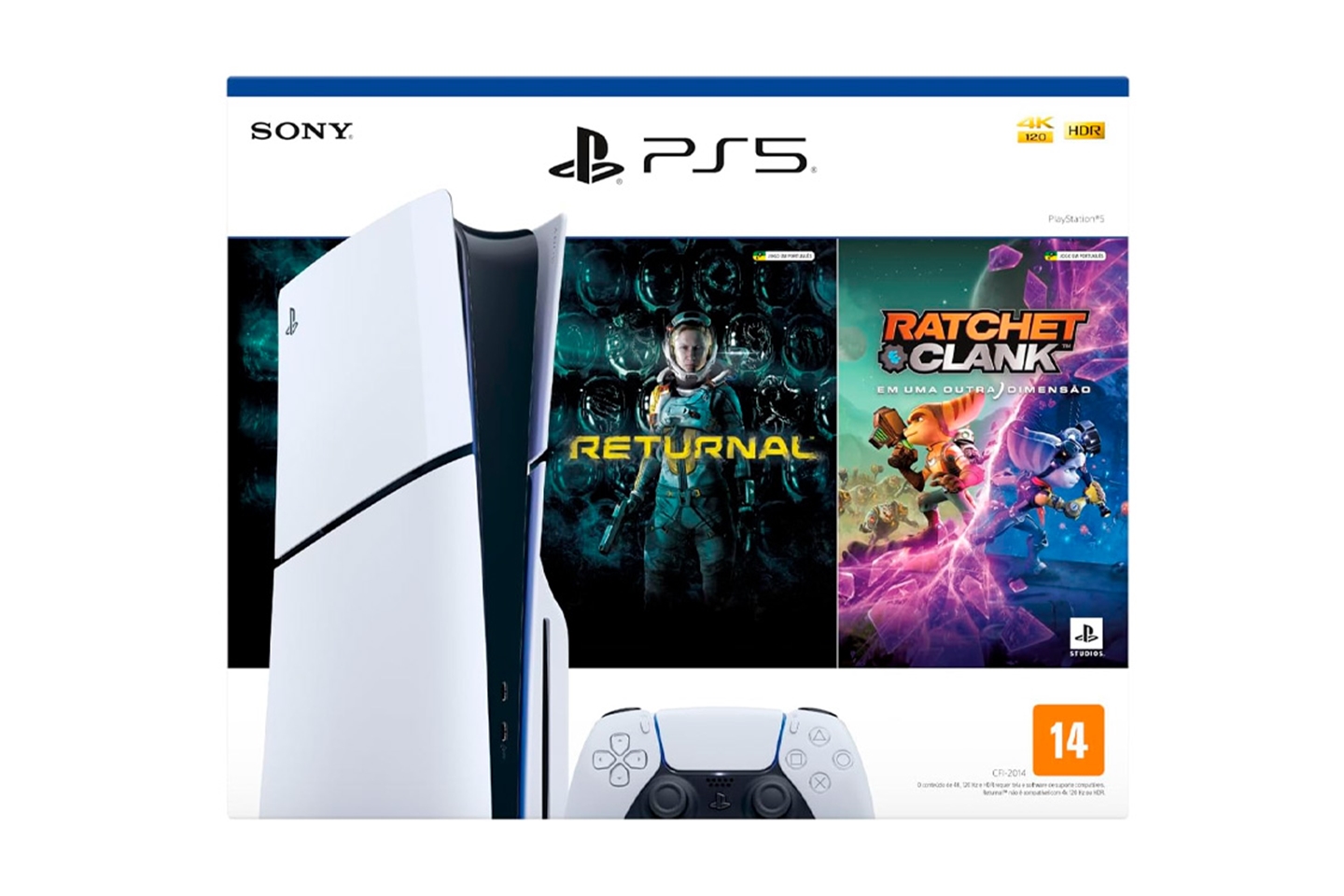 PS5 Slim ganha novo bundle com dois jogos no Brasil; veja o preço!