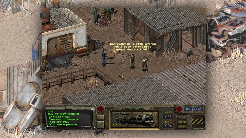 Originally, Fallout was going to use the GURPS system, but switched to the SPECIAL system