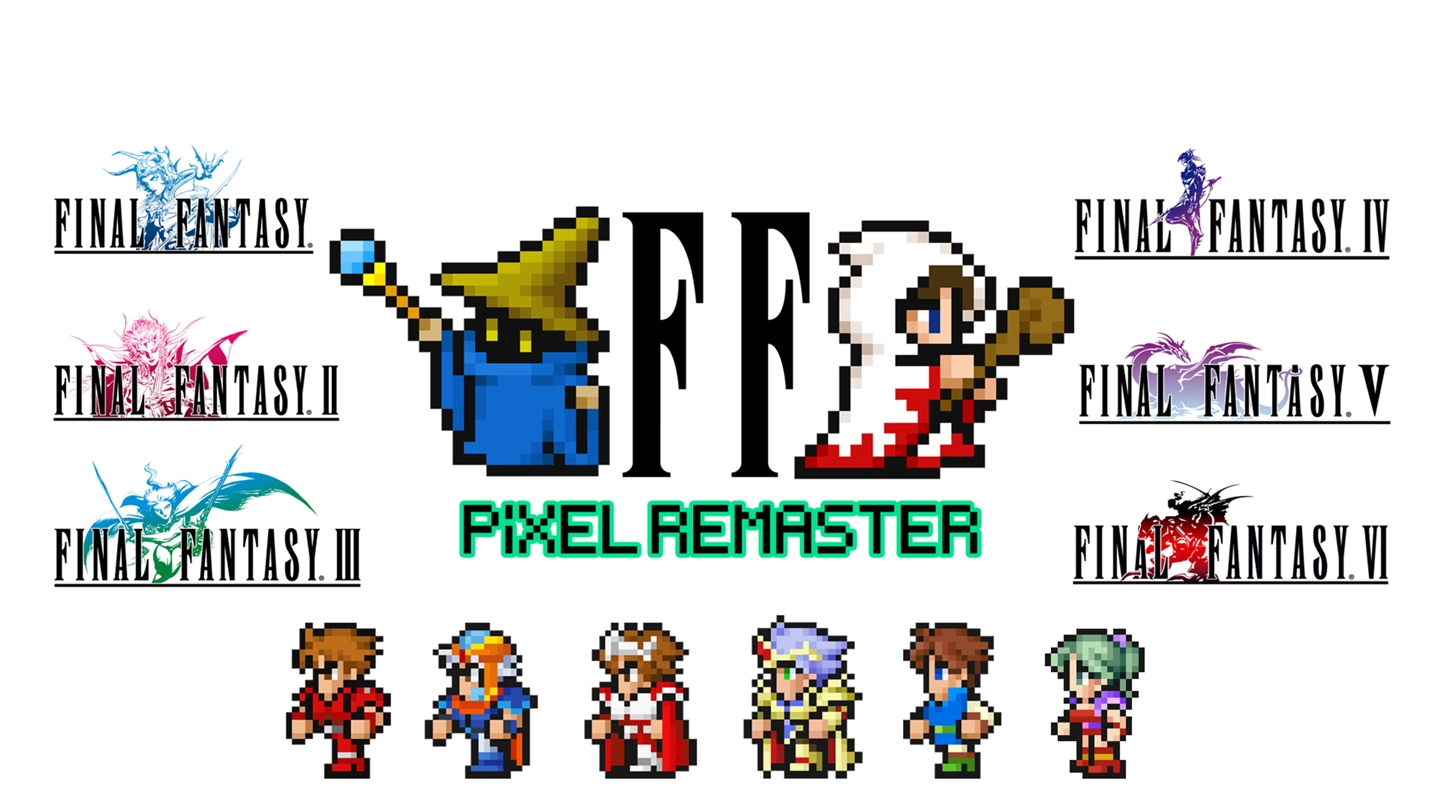 A coletânea Final Fantasy Pixel Remaster conta com os seis primeiros jogos da saga.
