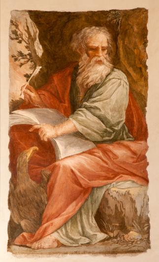 Pintura representando São João Evangelista. (Fonte: Getty Images/Reprodução)