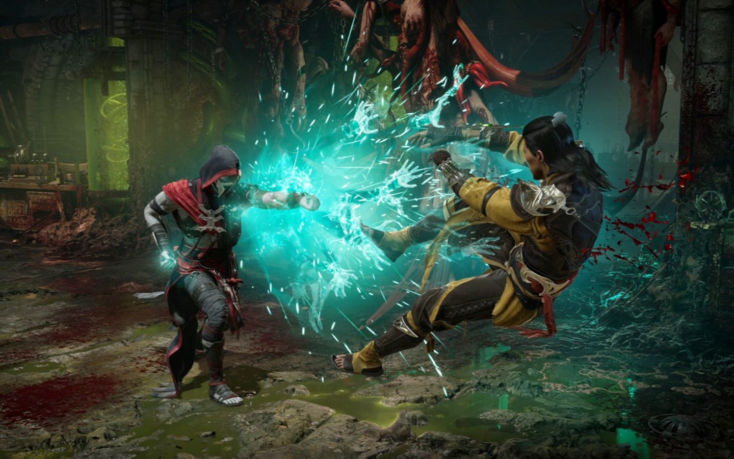 Ermac consegue realizar combos frenéticos em Mortal Kombat 1.
