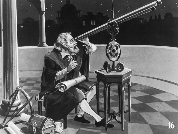 Ilustração de Galileu Galilei. (Fonte: GettyImages)