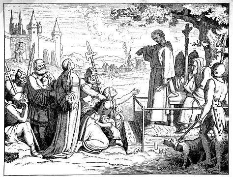 Pessoa sendo torturada durante a Inquisição Espanhola. (Fonte: GettyImages)