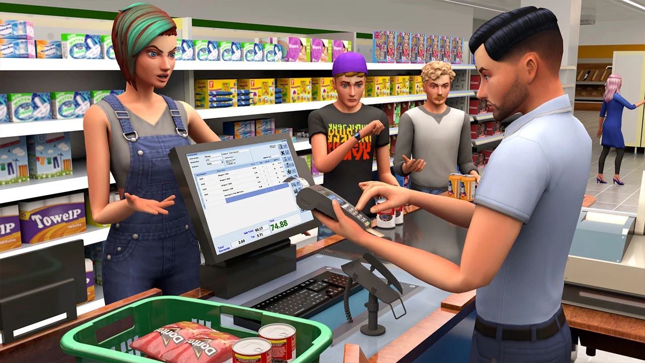 Shopping Mall Store 3D Cashier é outro clone 3D de Supermarket Simulator para Android