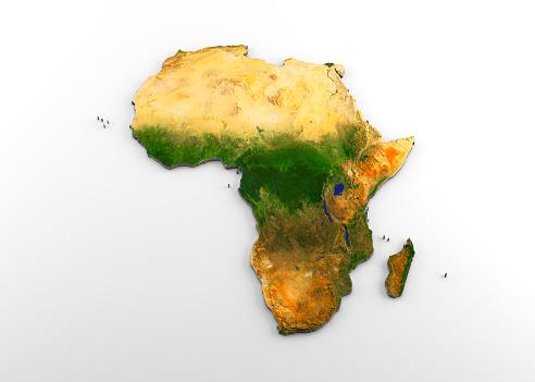A expansão do deserto do Saara ameaça a floresta equatorial que a África apresenta em sua porção central. (Fonte: Getty Images/Reproduçao)