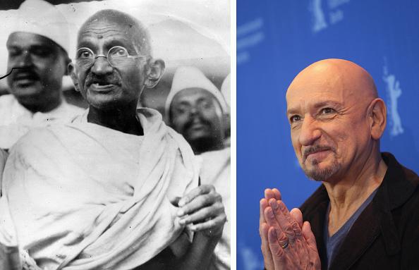 Ben Kingsley interpretou Gandhi no filme de 1982. (Fonte: Getty Images/Reprodução)