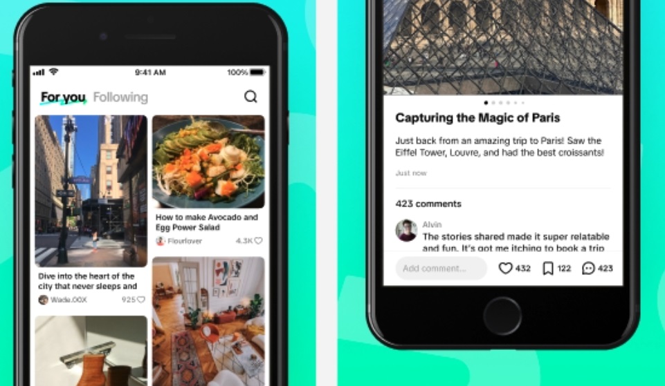 TikTok Notes é lançado como rival do Instagram para publicar fotos