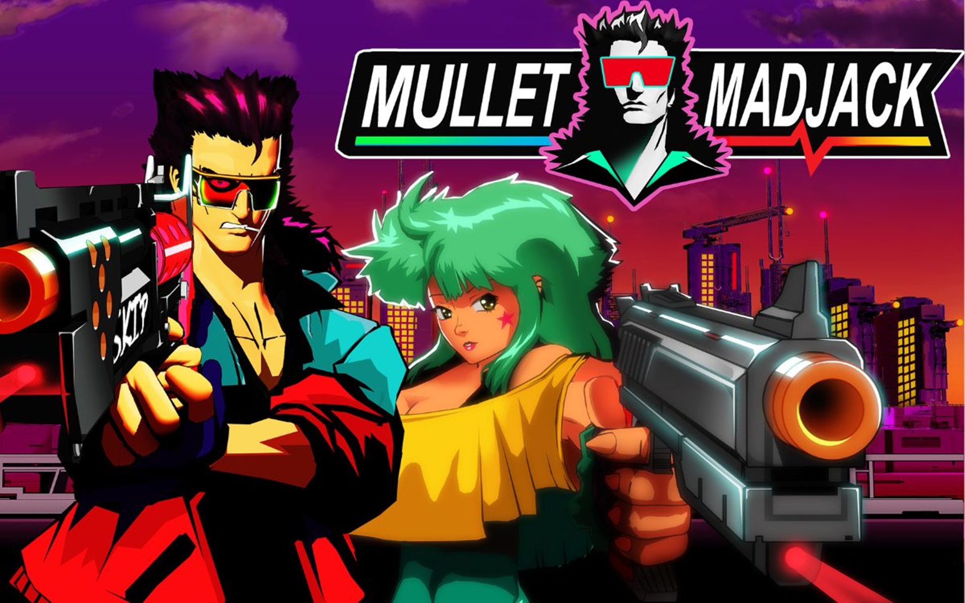 Mullet Madjack will be released on May 15th for PC (Steam).