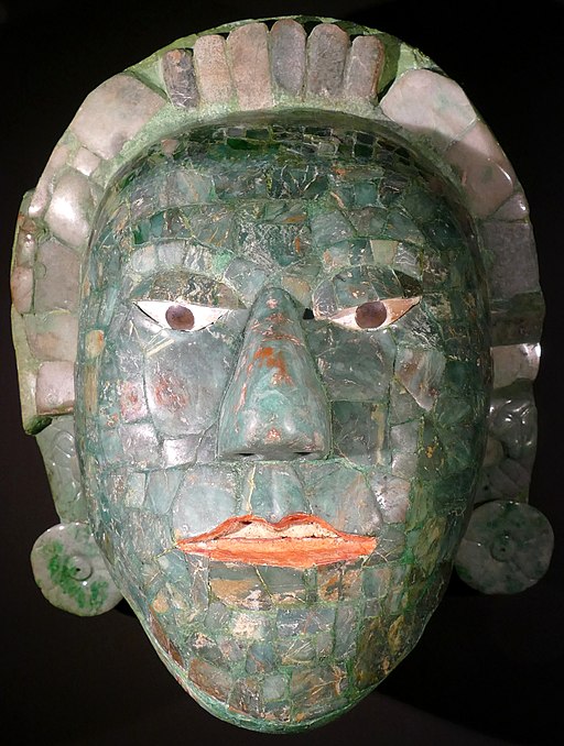 Máscara funeraria de Yuknoom. (Fonte: Wikimedia Commons/Reprodução)