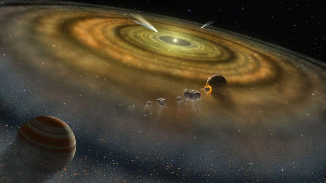 Caos primitivo: estudo revela reviravolta na formação do Sistema Solar