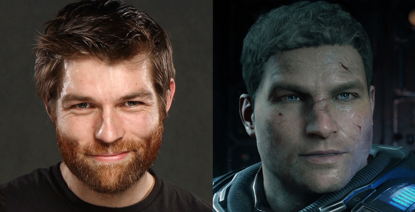 Liam McIntyre, ator responsável por dar vida ao personagem JD Fenix, protagonista de Gears of War 4 e coadjuvante fundamental em Gears of War 5.
