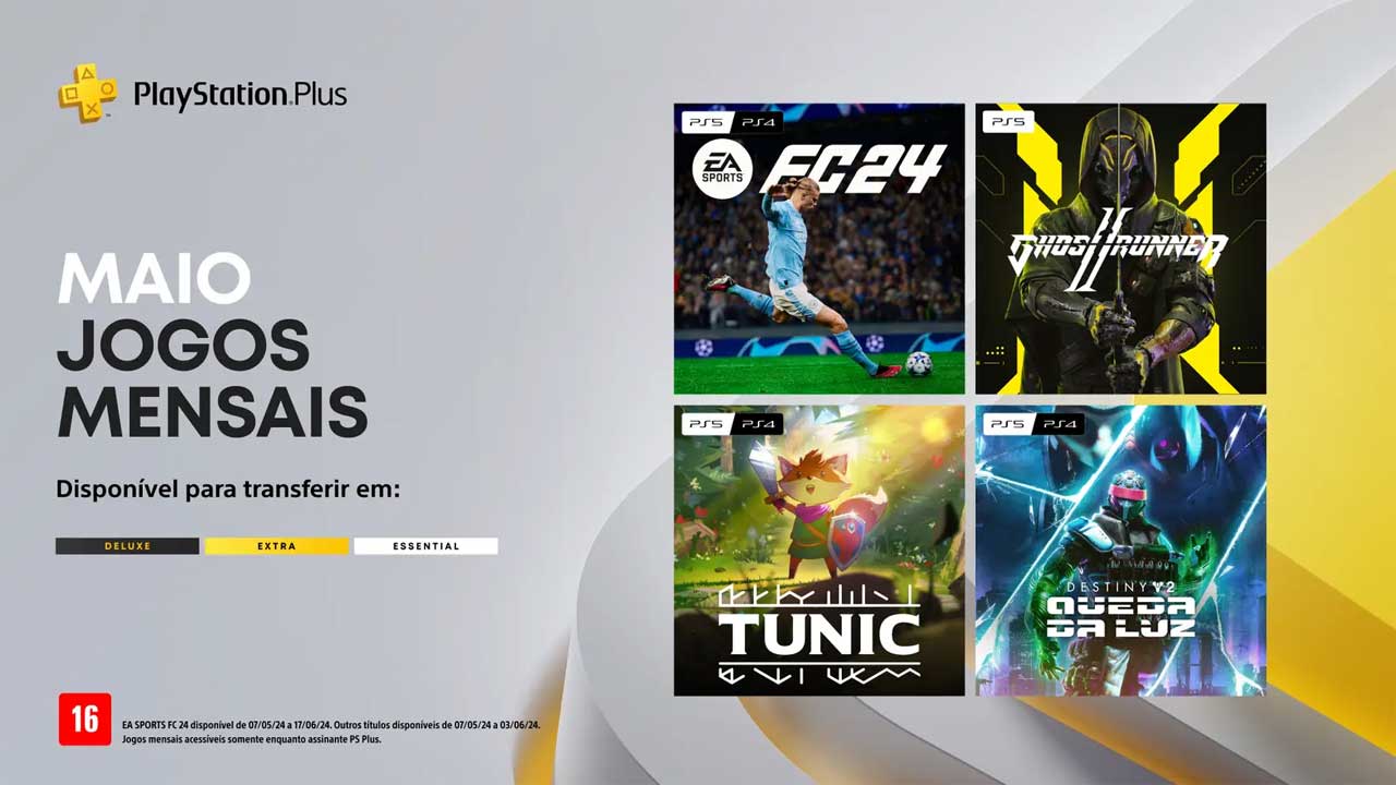 PS Plus de maio recebe EA FC 24 e mais jogos de peso! Veja lista