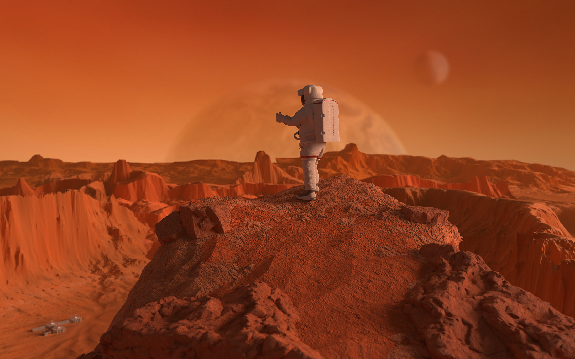 Jornada Marciana: quanto tempo leva para caminhar ao redor de Marte?
