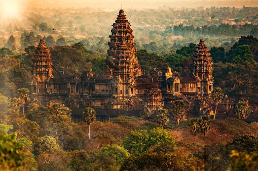 Parte de Angkor Wat. (Fonte: Getty Images)
