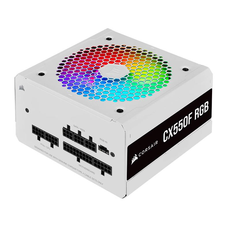 Fonte Corsair modular RGB CX550F