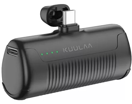 Imagem: Mini Carregador portátil 4.500 mAh, Kuulaa
