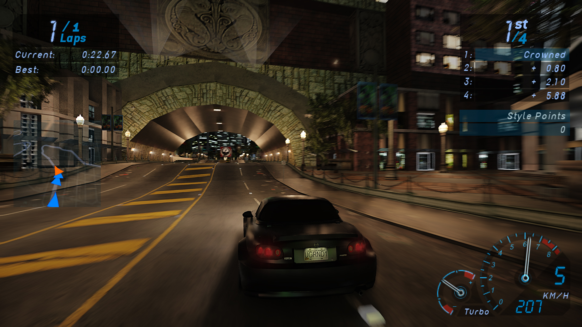 The Need for Speed ​​Underground Mod was created using NVIDIA GeForce RTX graphics card technologies