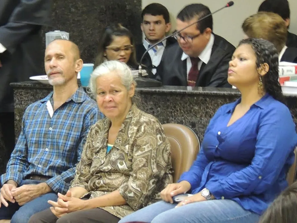 Jorge, Isabel (centro) e Bruna foram condenados pelos crimes brutais. (Fonte: Katherine Coutinho, G1/ Divulgação) 