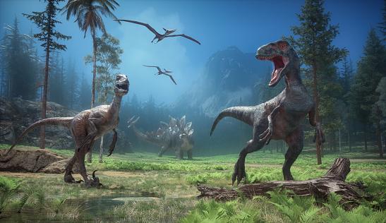 Pesquisadores afirmam que velociraptores estavam entre dinossauros mais rápidos do mundo, mas não lideravam a lista. (Fonte: GettyImages)