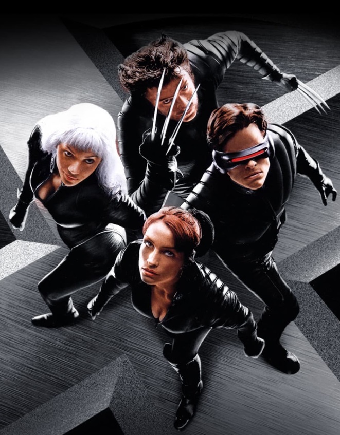 Pôster de X-Men, filme lançado em 2000.