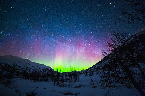 Você sabia que a aurora boreal tem relação com o campo magnético terrestre? (Fonte: GettyImages/Reprodução))