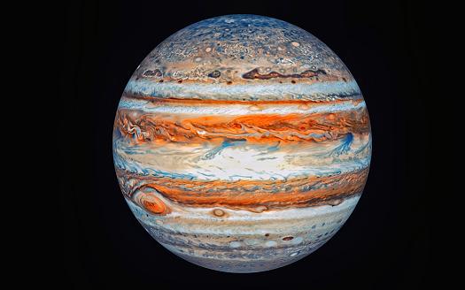 Se Júpiter é gasoso, com seu campo magnético é formado? (Fonte: GettyImages/Reprodução)