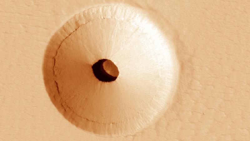 O que está por trás do enorme 'buraco negro' em Marte? Descubra!