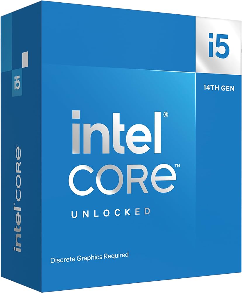 O Intel Core i5-14600KF é o intermediário mais recente da Intel.;