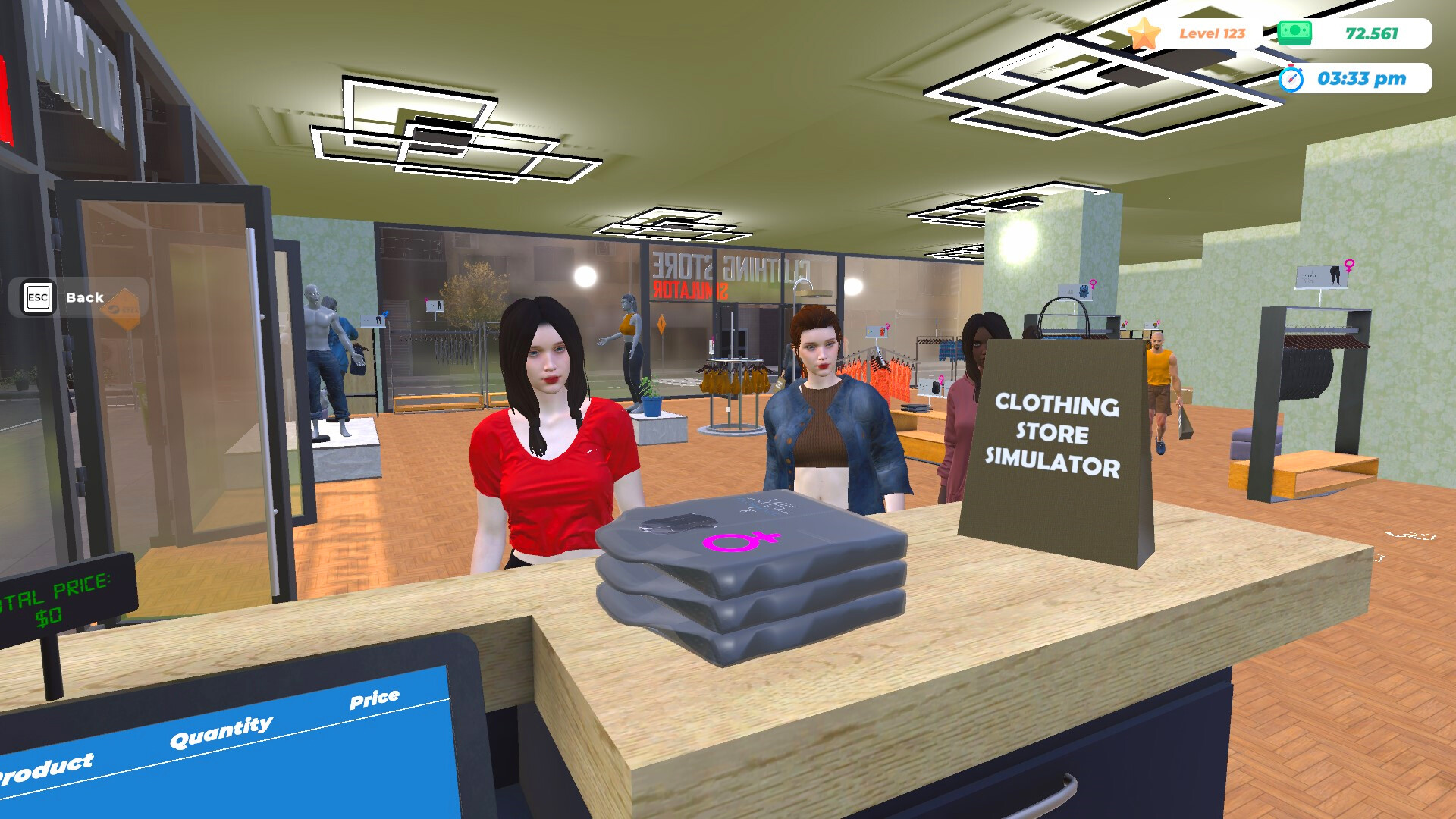 Clothing Store Simulator