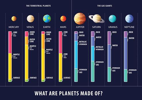 A Terra é o maior e mais denso dos planetas rochosos do Sistema Solar.