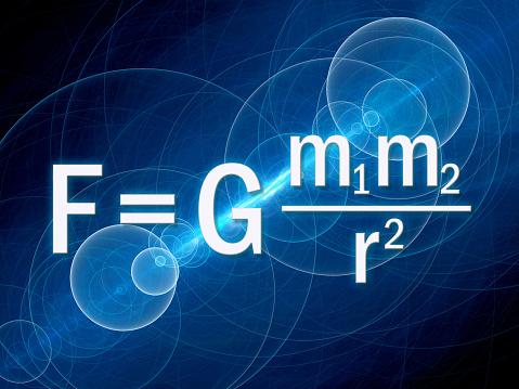 Embora a fórmula de Newton seja de 1687, o valor do G só foi medido em 1798.