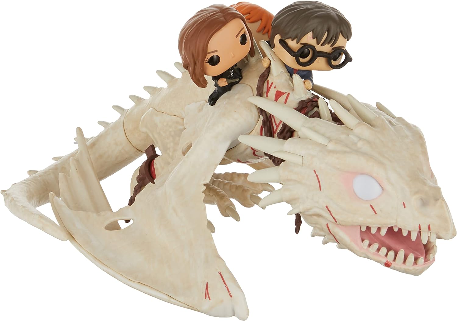 Image: Funko Pop!  Harry Potter - Harry, Hermione and Ron at Gringgotts Dragon