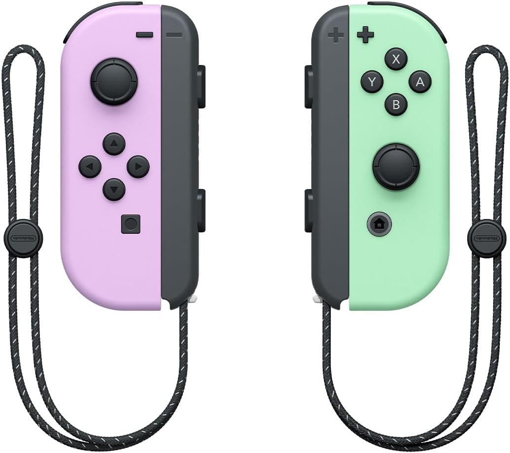 Image: Nintendo Switch Controller, Purple and Green Joy-Con