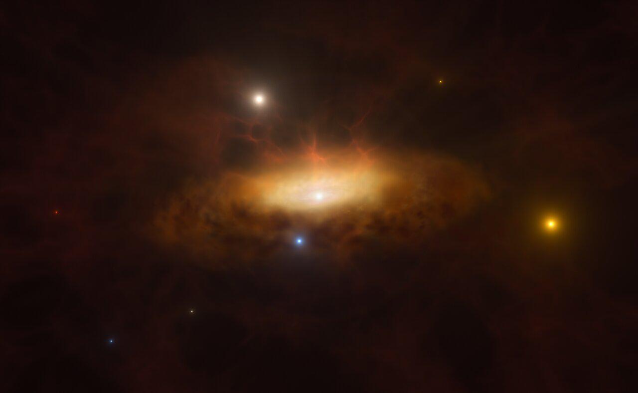 Astrônomos assistem ao despertar de um buraco negro massivo em tempo real