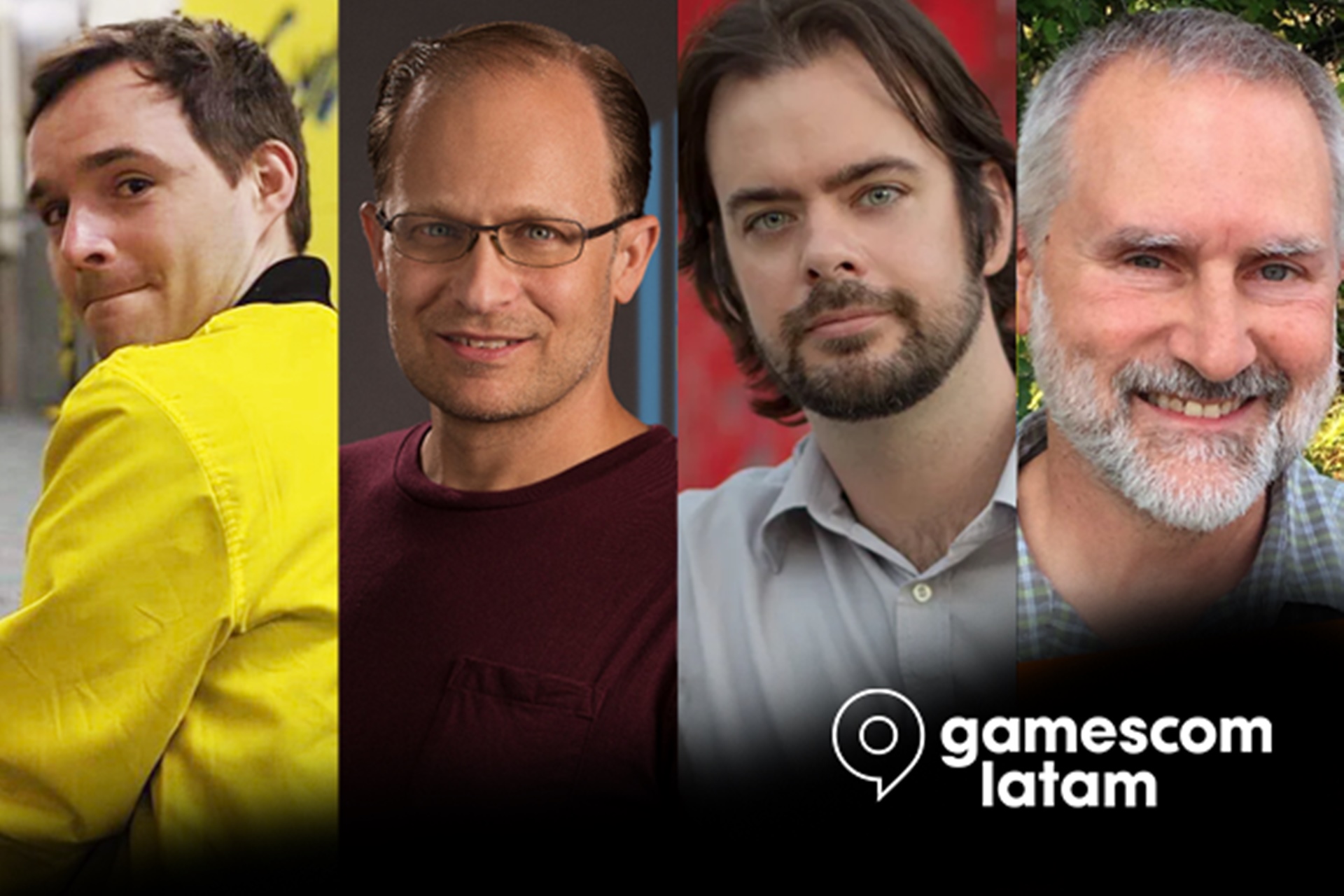 Alguns dos executivos da indústria de games que estarão na Gamescom Latam.