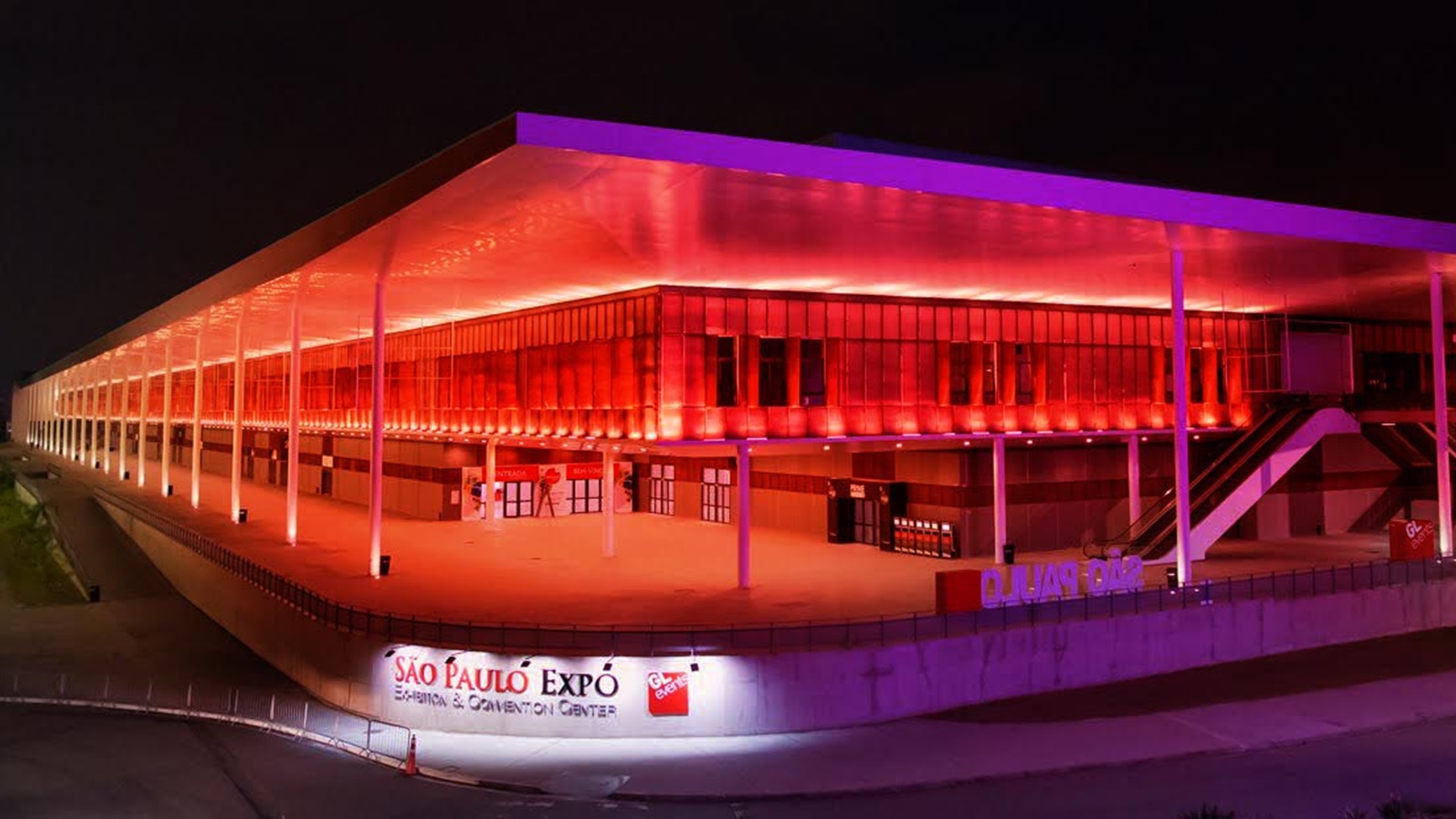 Facade of São Paulo Expo, where Gamescom Latam will take place.