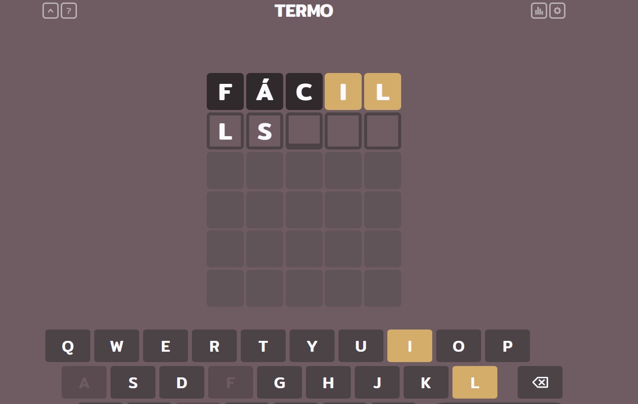 Termo is a game that involves guessing words. (Source: Termo/Reproduction)