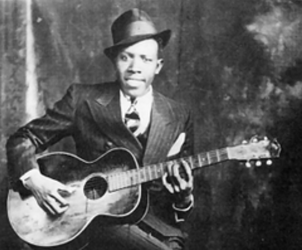 Músico genial, Robert Johnson mudou o blues para sempre com sua técnica. (Fonte: Wikimedia Commons / Reprodução)