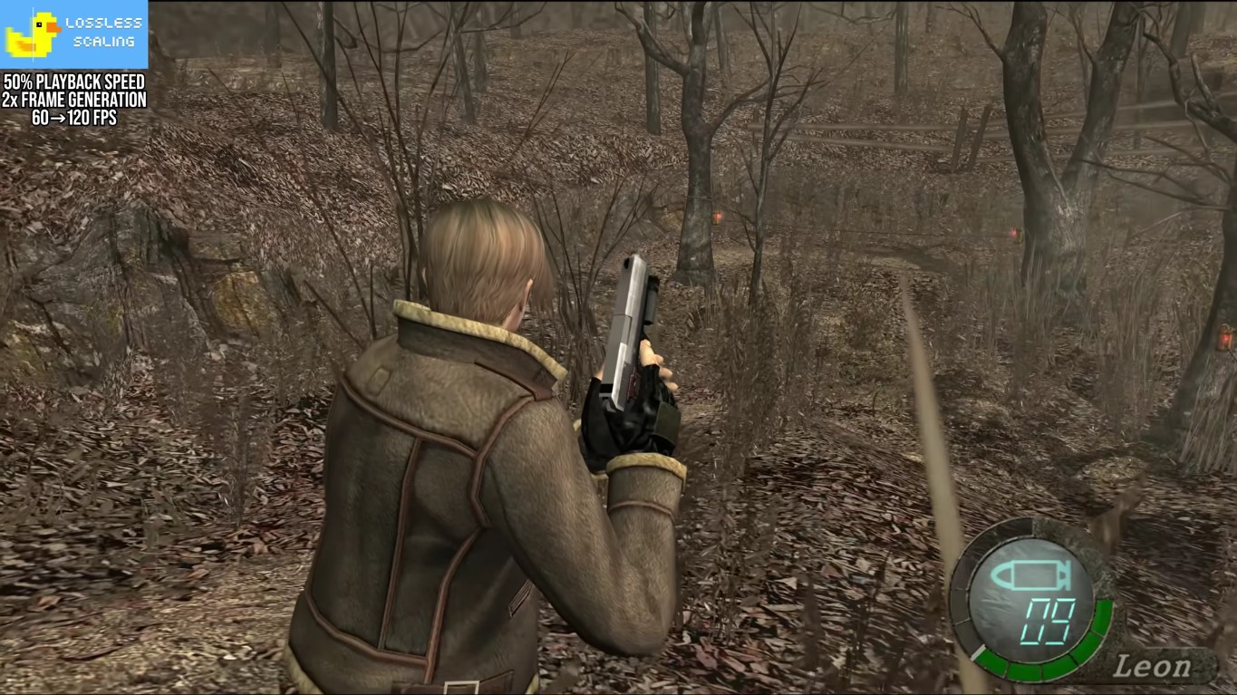 LSFG used in original Resident Evil 4 to display at 120fps